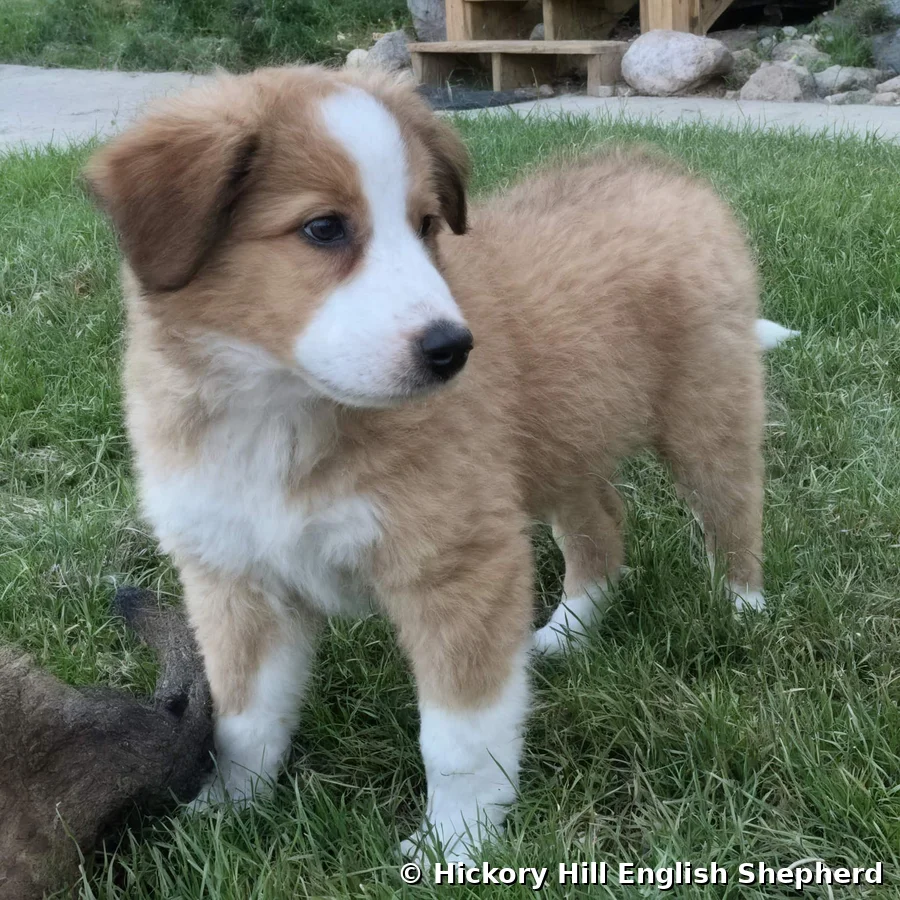 Magnolia Maggie English Shepherd puppy dam of upcoming litter Hickory Hill English Shepherd Chattanooga Tennessee